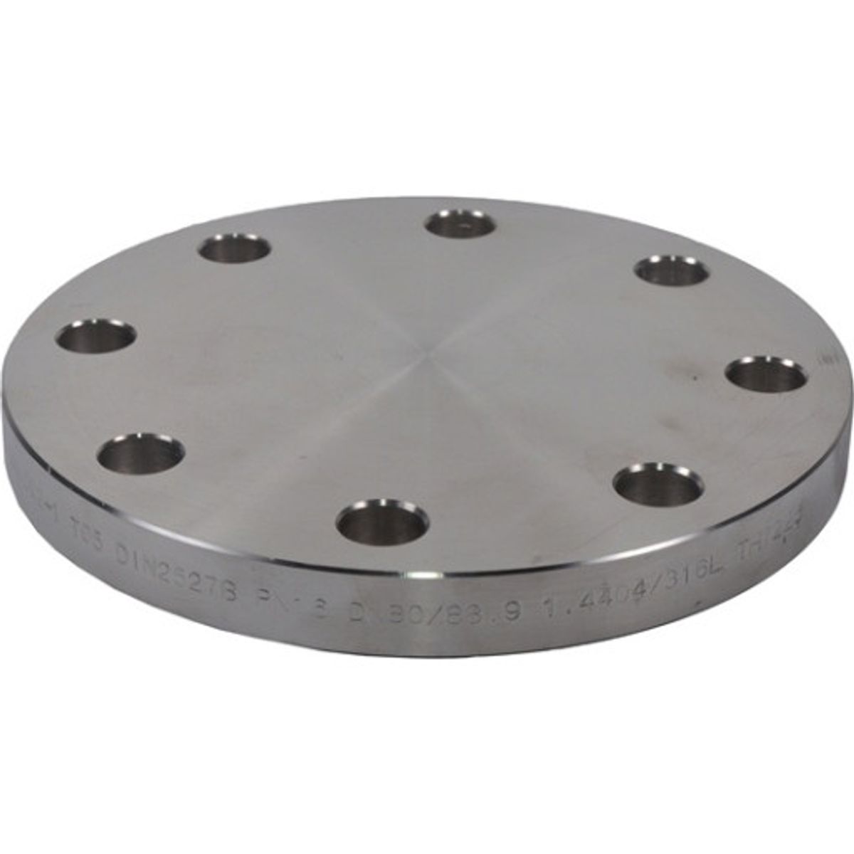 76,1 mm Blindflange, AISI 316L, DIN 2527, EN1092-1, PN10-16