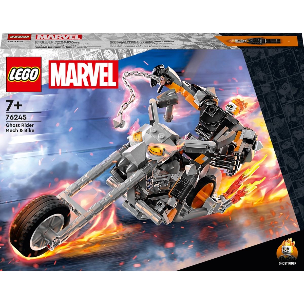 76245 LEGO Super Heroes Ghost Riders kamprobot og motorcykel