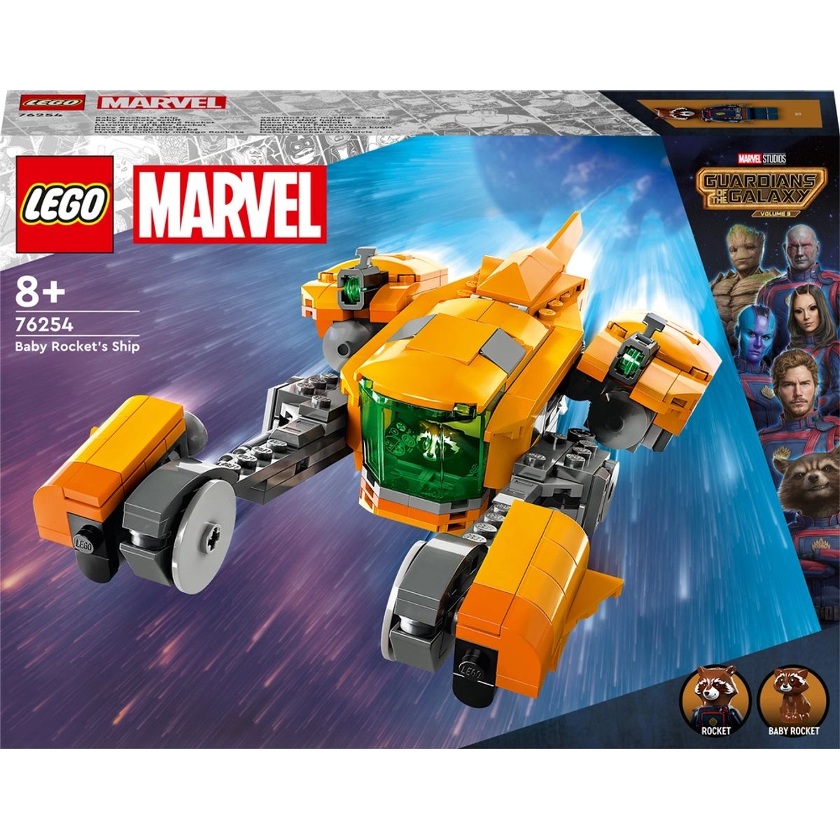 76254 LEGO Super Heroes Baby Rockets skib