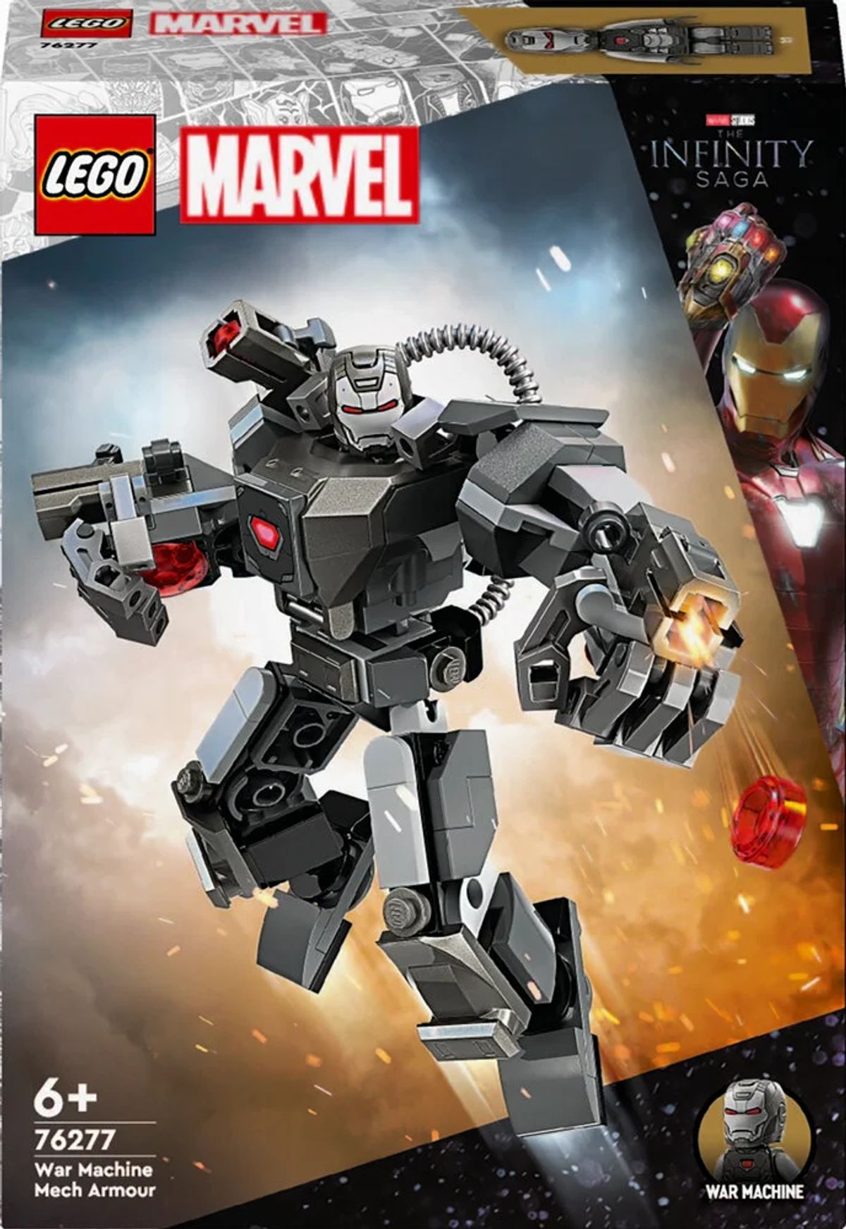 76277 LEGO Super Heroes Marvel War Machine-kamprobot