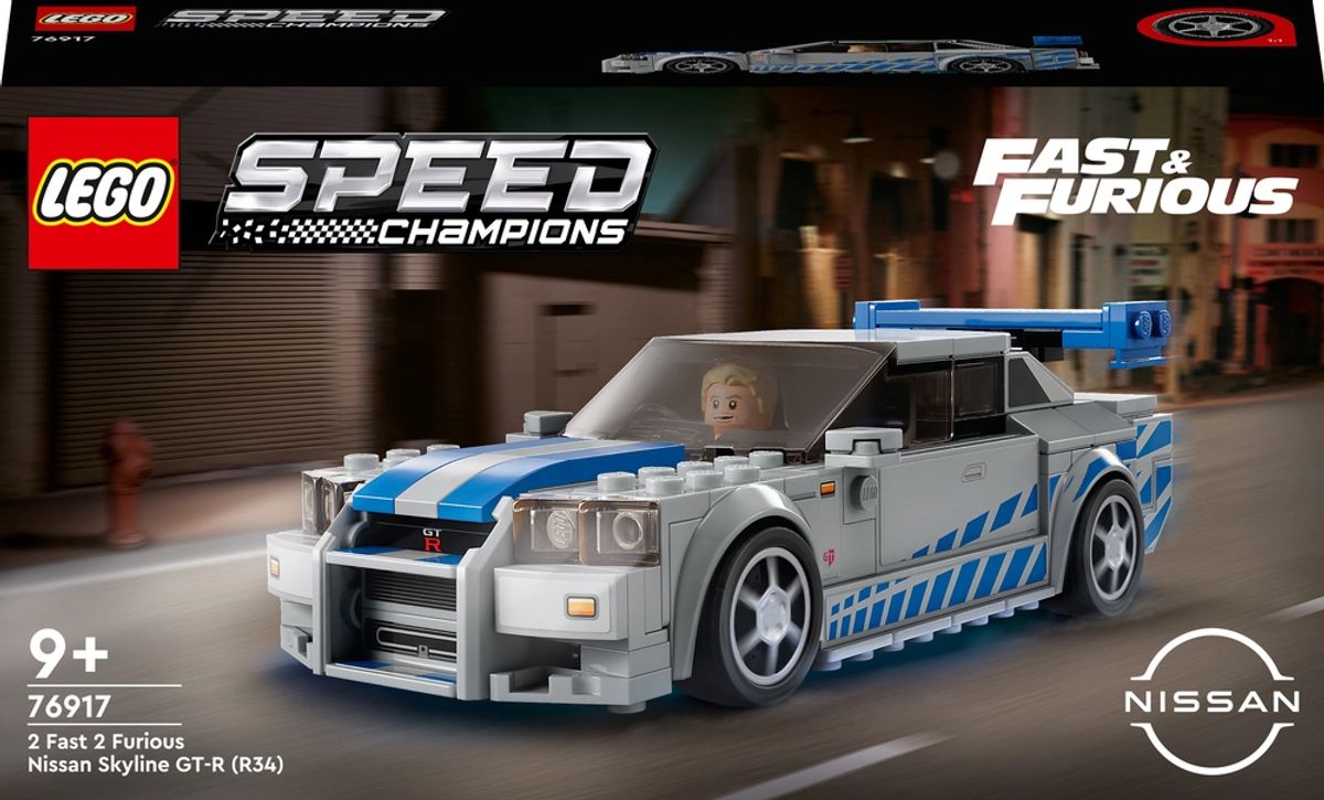 76917 LEGO Speed Champions 2 Fast 2 Furious Nissan Skyline GT-R (R34)