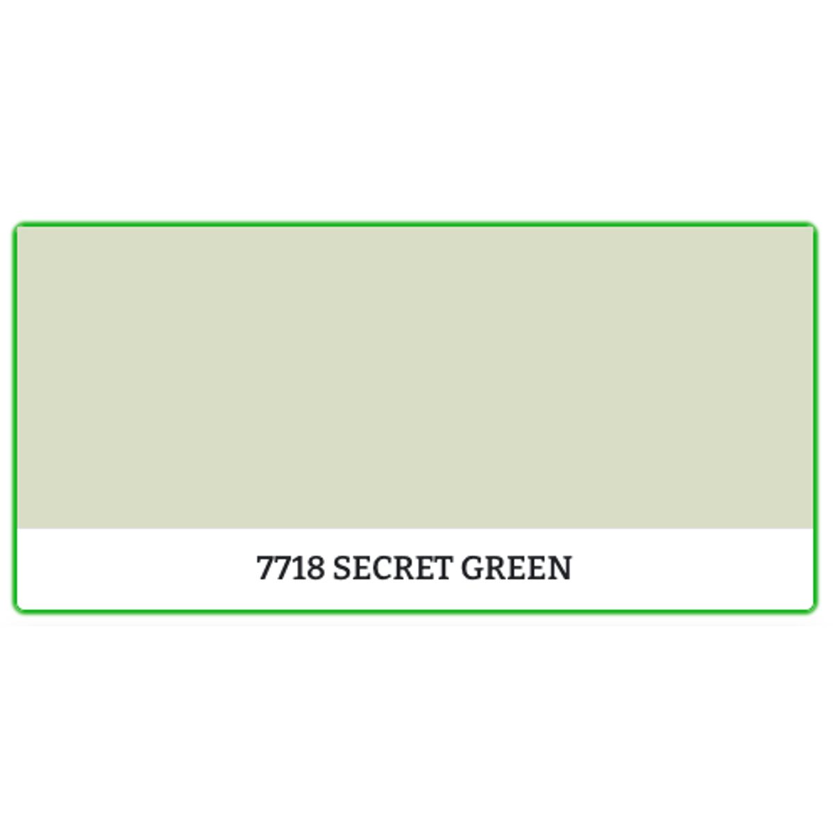 7718 - SECRET GREEN - 0.45 L - Maling