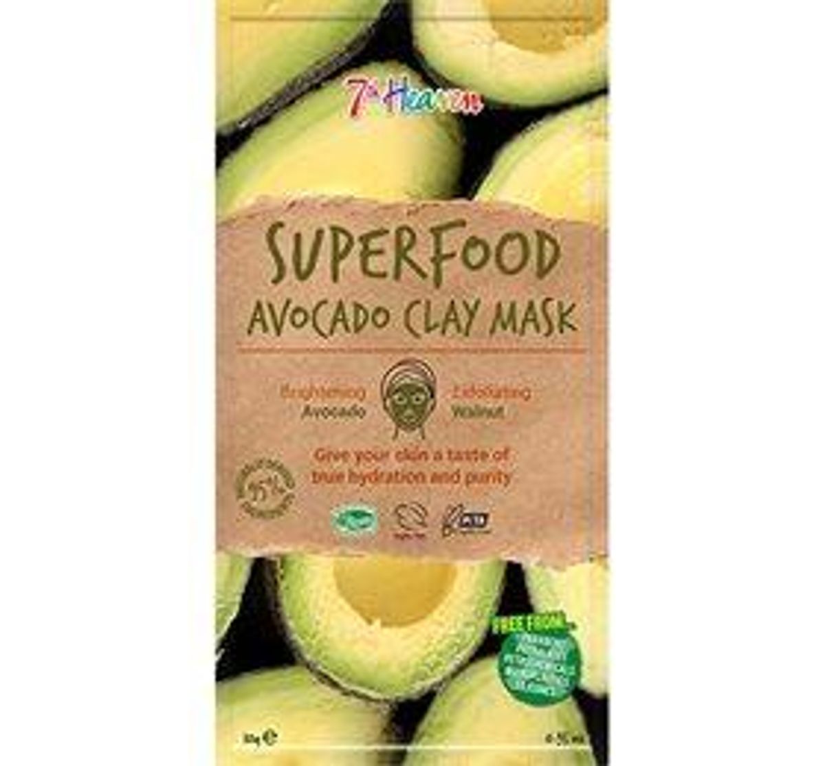 7th Heaven Ansigtmaske Superfood Avocado - 10 ml