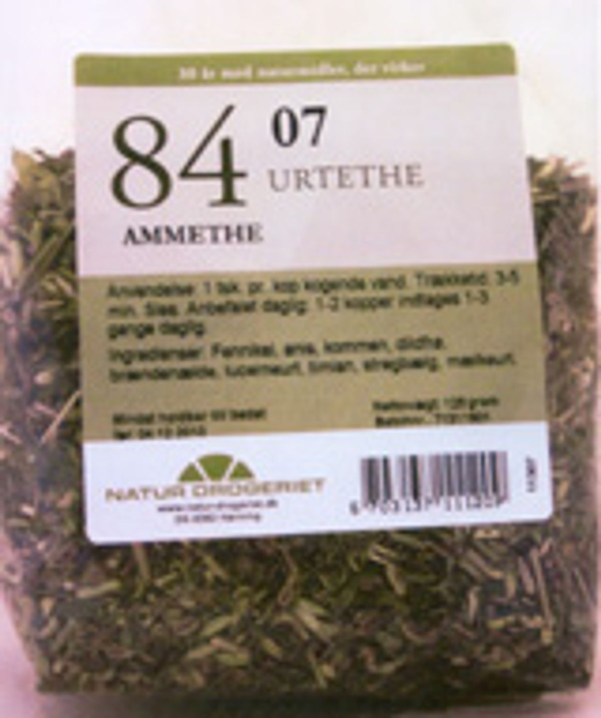 8407 Ammete Naturdrogeriet 125g.