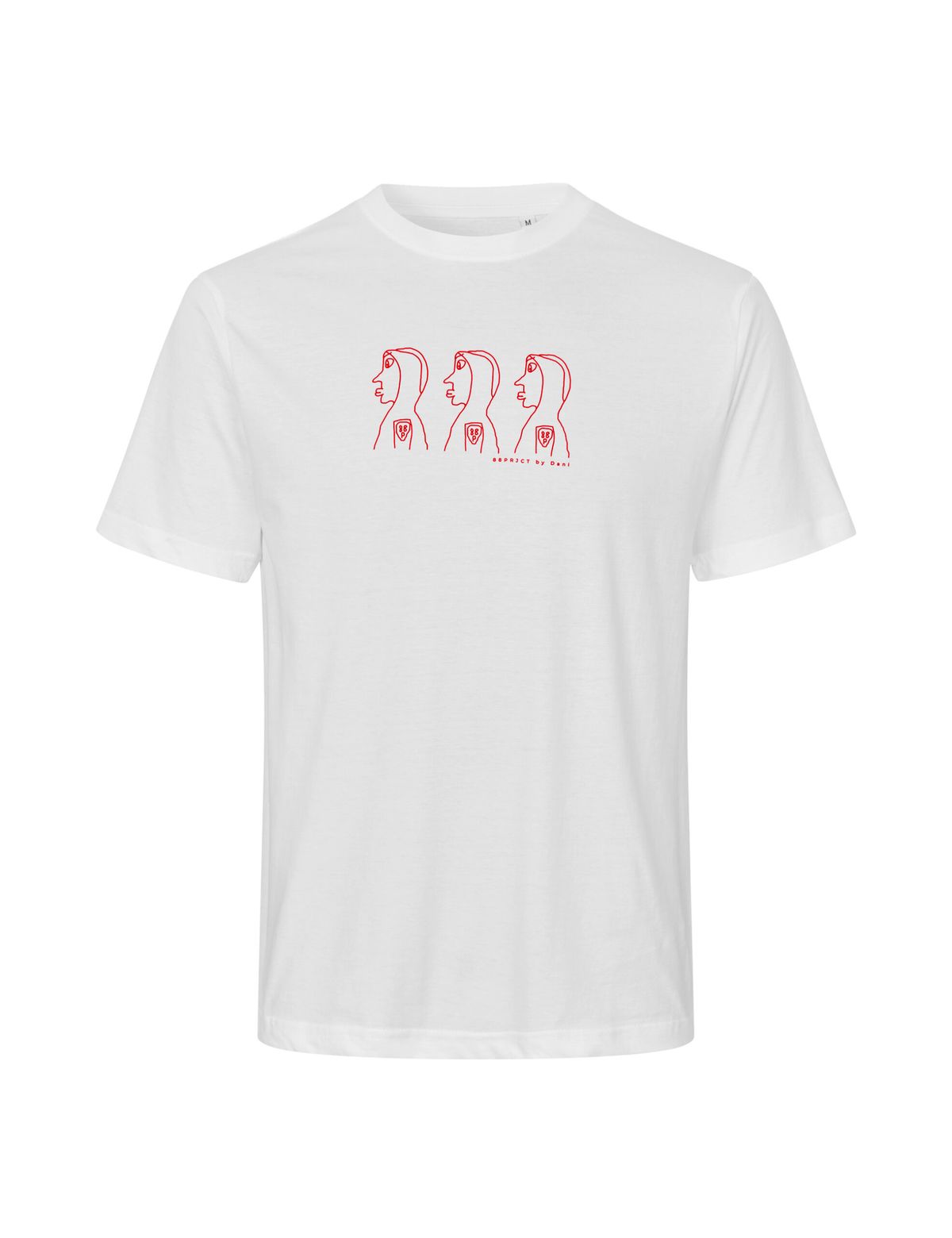 88PRJCT BY DANI T-SHIRT WITH FRONT PRINT - WHITE