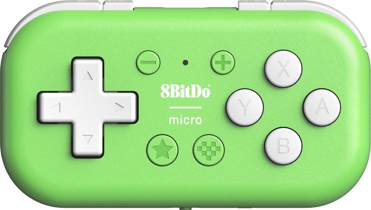 8bitdo - Micro - Bluetooth Controller Til Android Pc Macos - Grøn