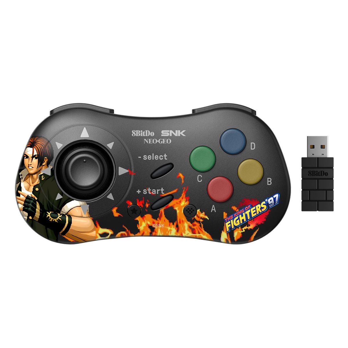 8BitDo NEOGEO Trådløs Pad - Kyo Kusa