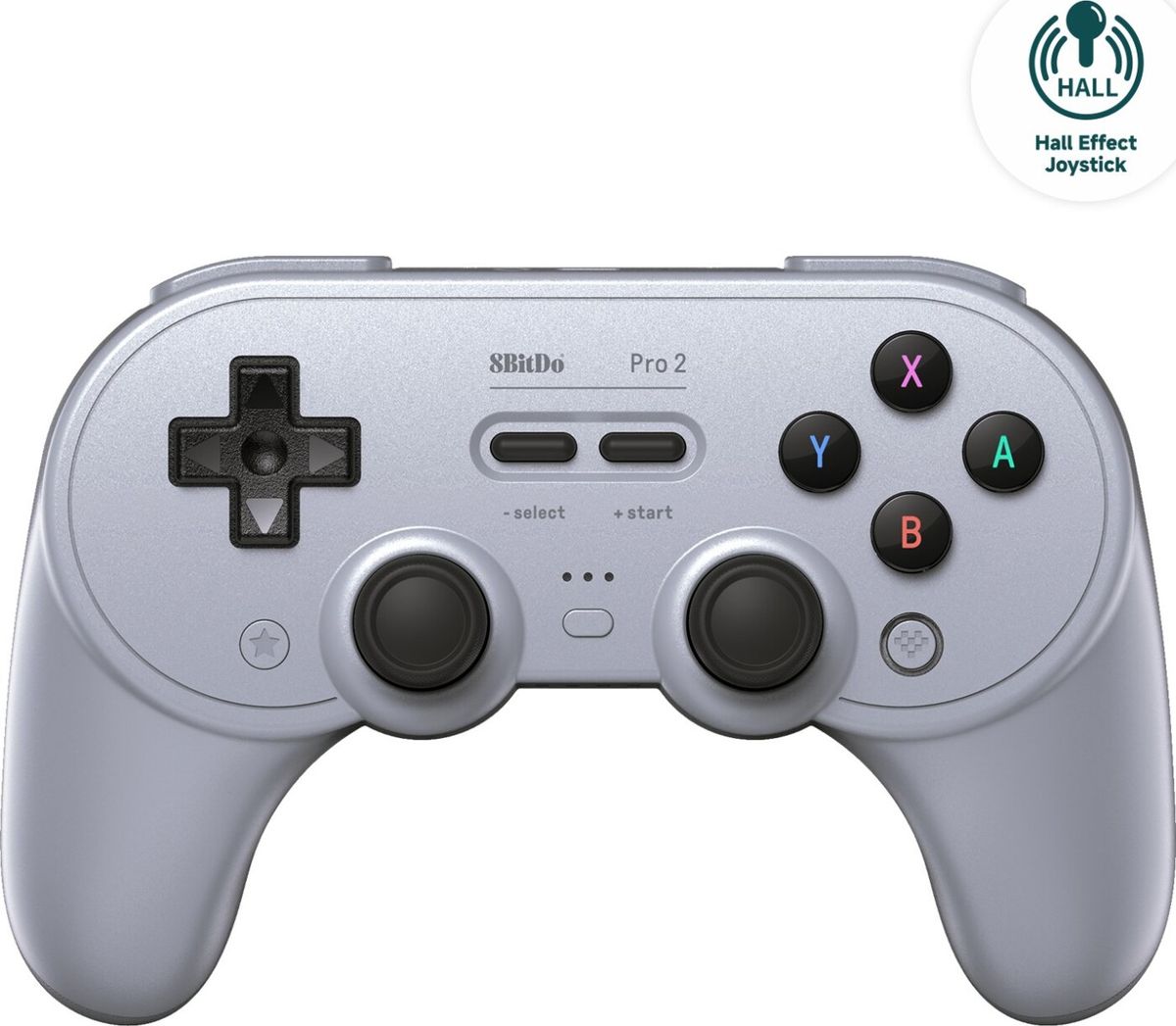 8bitdo - Pro 2 - Controller Til Switch Pc Android Mac - Grå