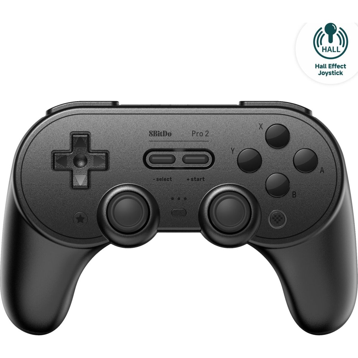 8bitdo - Pro 2 - Controller Til Switch Pc Android Mac - Sort