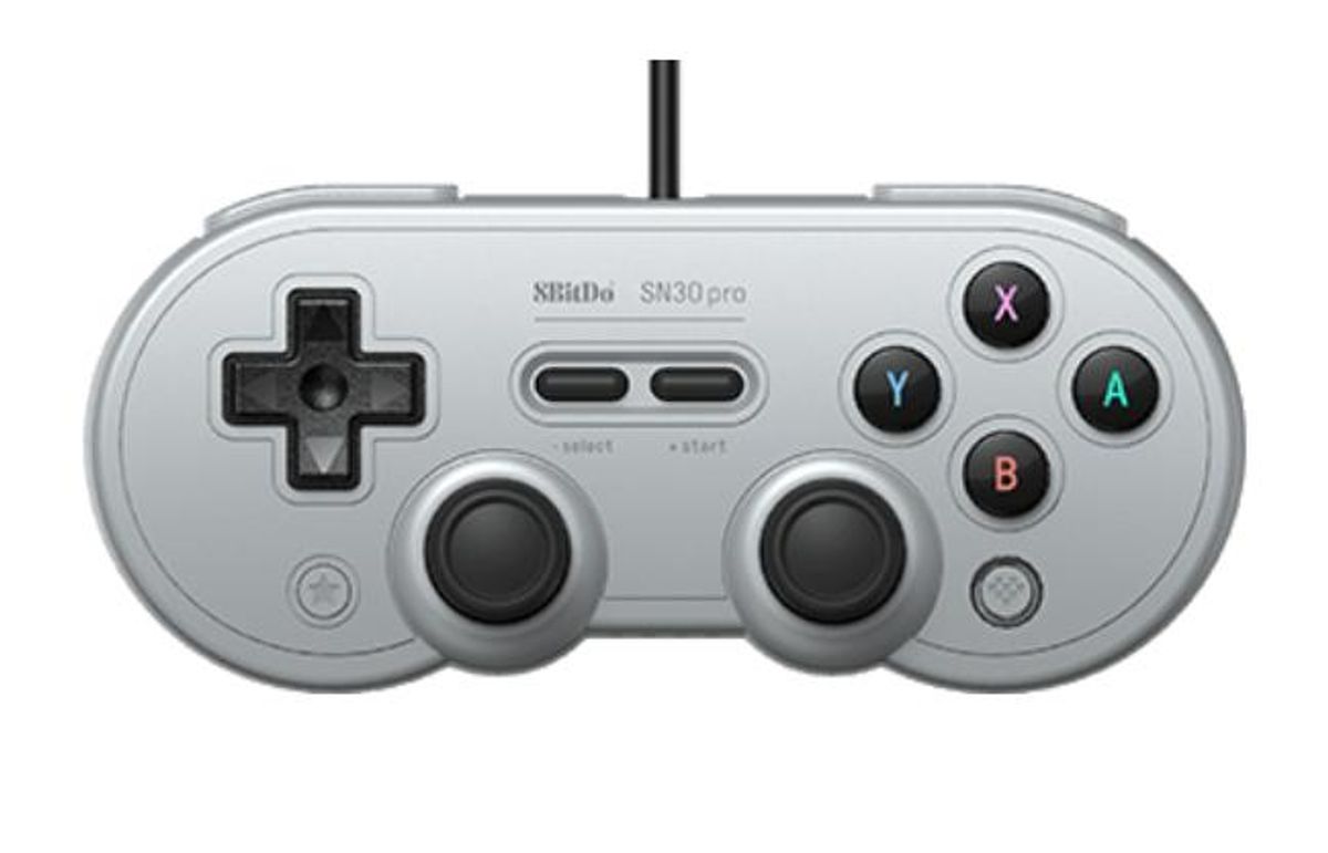 8Bitdo SN30 Pro USB Gamepad Gray Edition