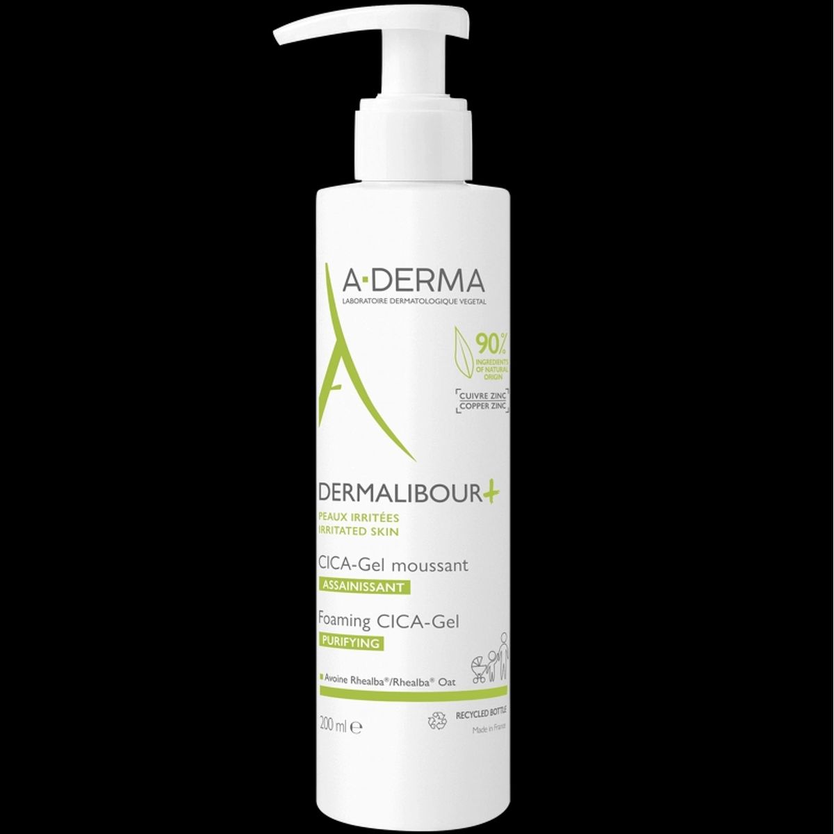 A-DERMA Dermalibour+ Foaming Cica-Gel 200 ml