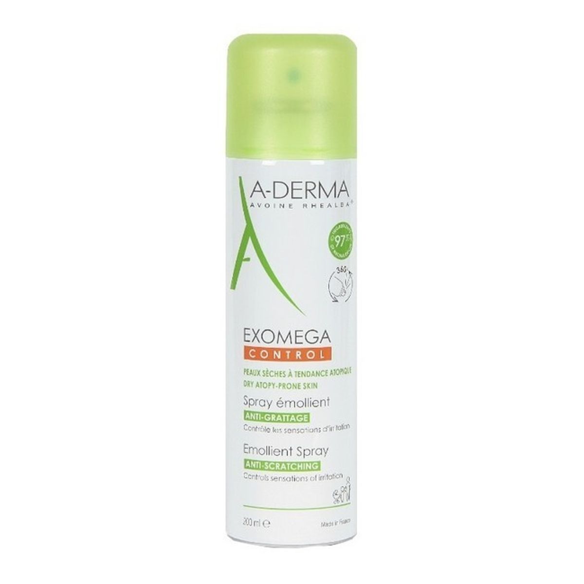 A Derma - Exomega Control Emollient Spray - 200 ml