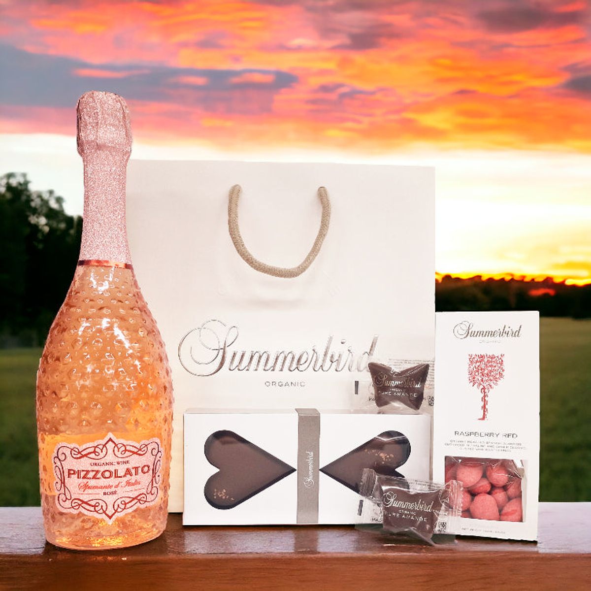 A Gift of Love - gavepose med chokolade fra Summerbird