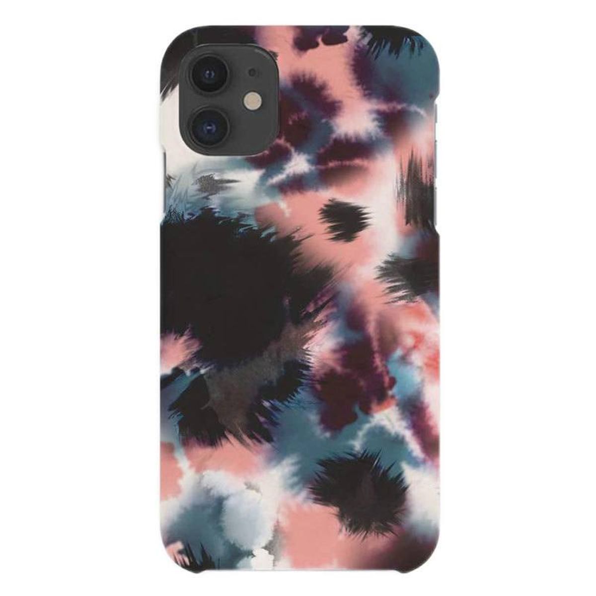 A Good Company iPhone 11 Miljøvenligt Cover, Blue Pink Black Abstract