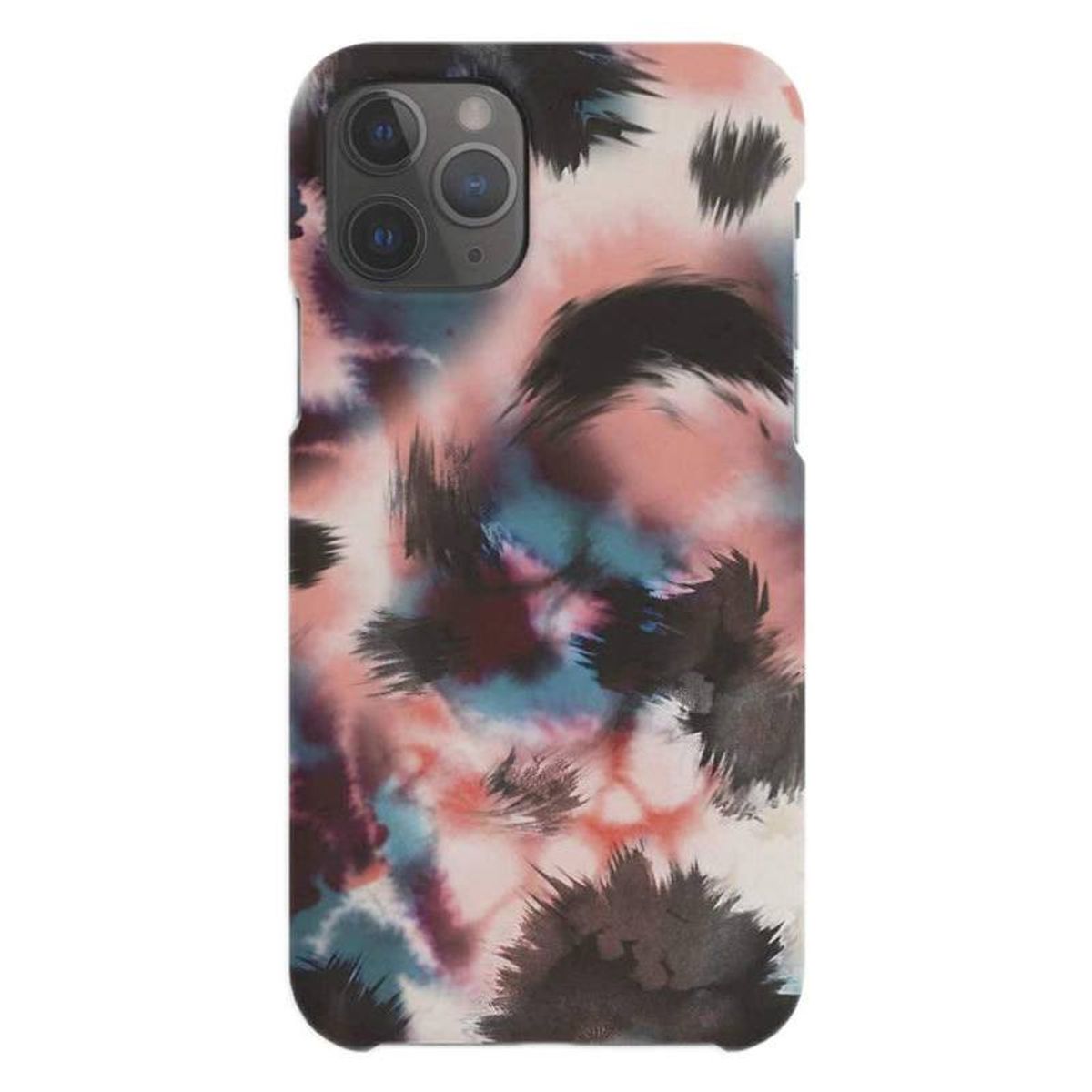 A Good Company iPhone 11 Pro Miljøvenligt Cover, Blue Pink Black Abstract