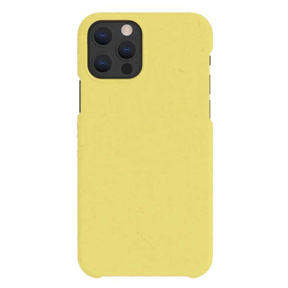 A Good Company iPhone 12/12 Pro Miljøvenligt Cover, Yellow Neon