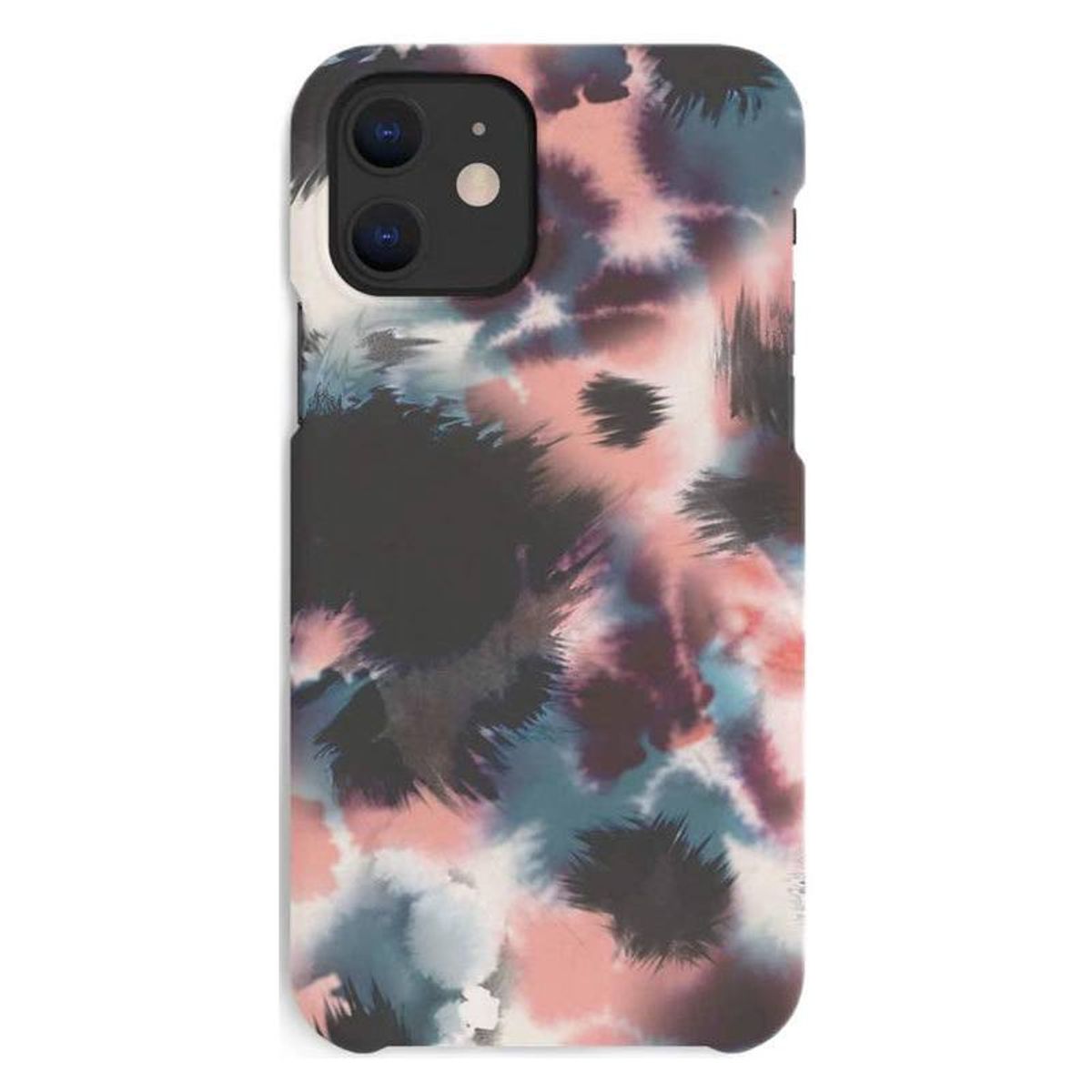 A Good Company iPhone 12 Mini Miljøvenligt Cover, Blue Pink Black Abstract