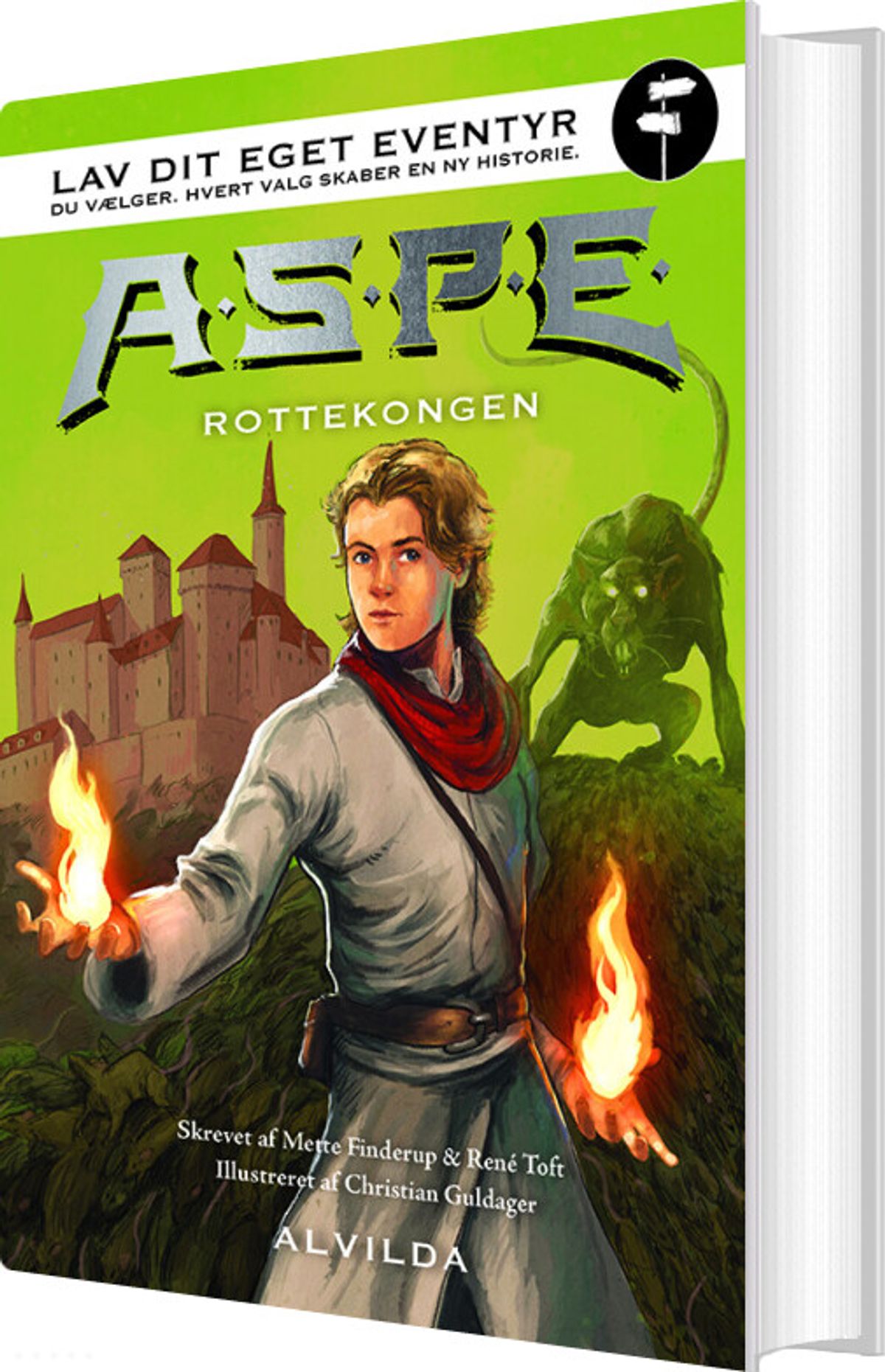 A.s.p.e. - Lav Dit Eget Eventyr: Rottekongen - Mette Finderup - Bog