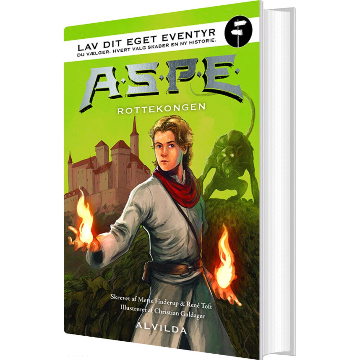 A.s.p.e. - Lav Dit Eget Eventyr: Rottekongen - Mette Finderup - Bog