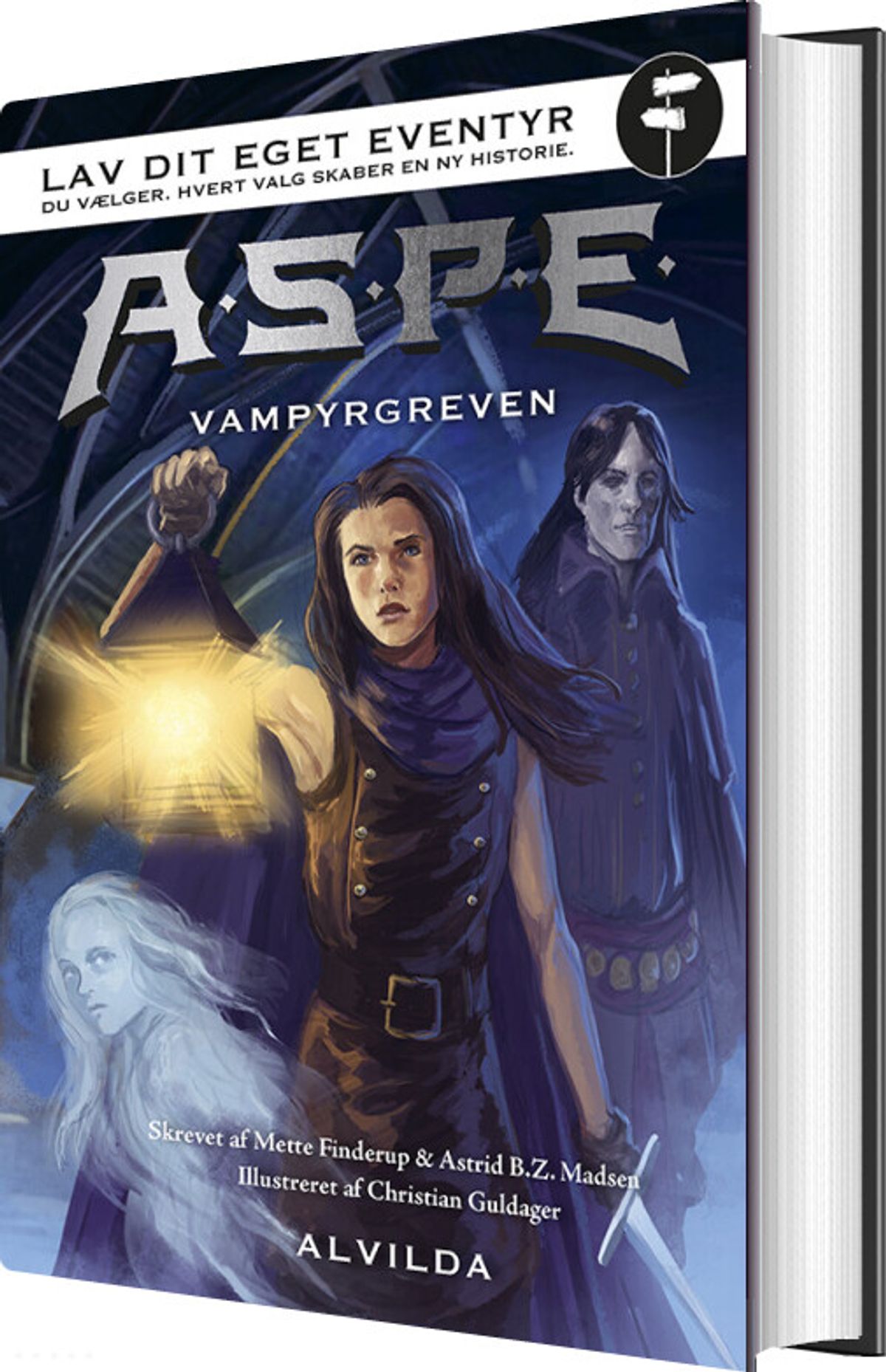 A.s.p.e. - Lav Dit Eget Eventyr: Vampyrgreven - Mette Finderup - Bog