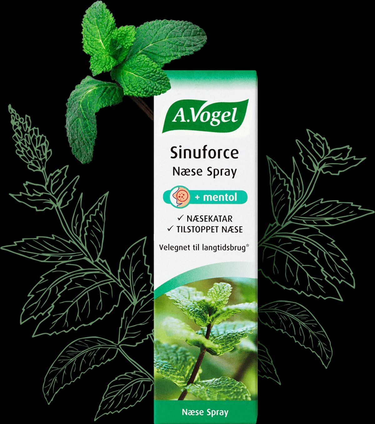 A.Vogel Sinuforce Næse Spray, 20ml.