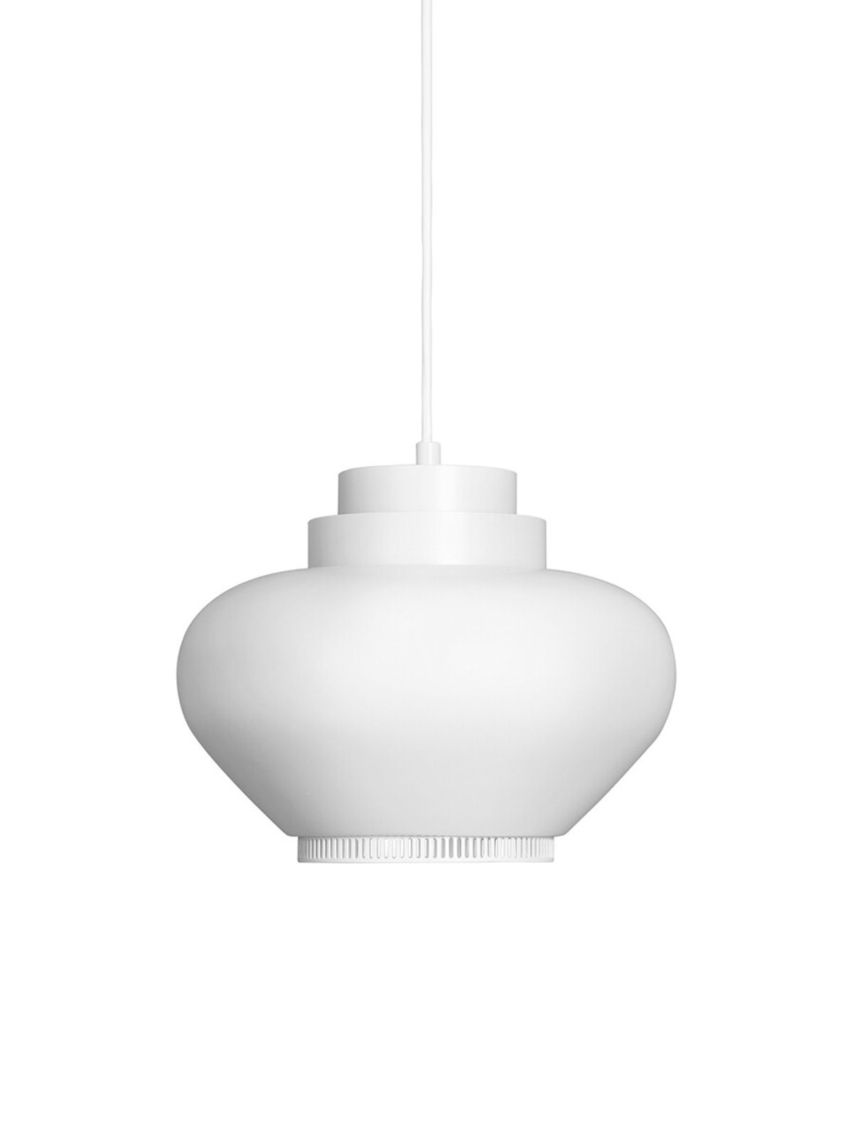 A333 Turnip Pendel fra Artek (Ring White Lacquered)