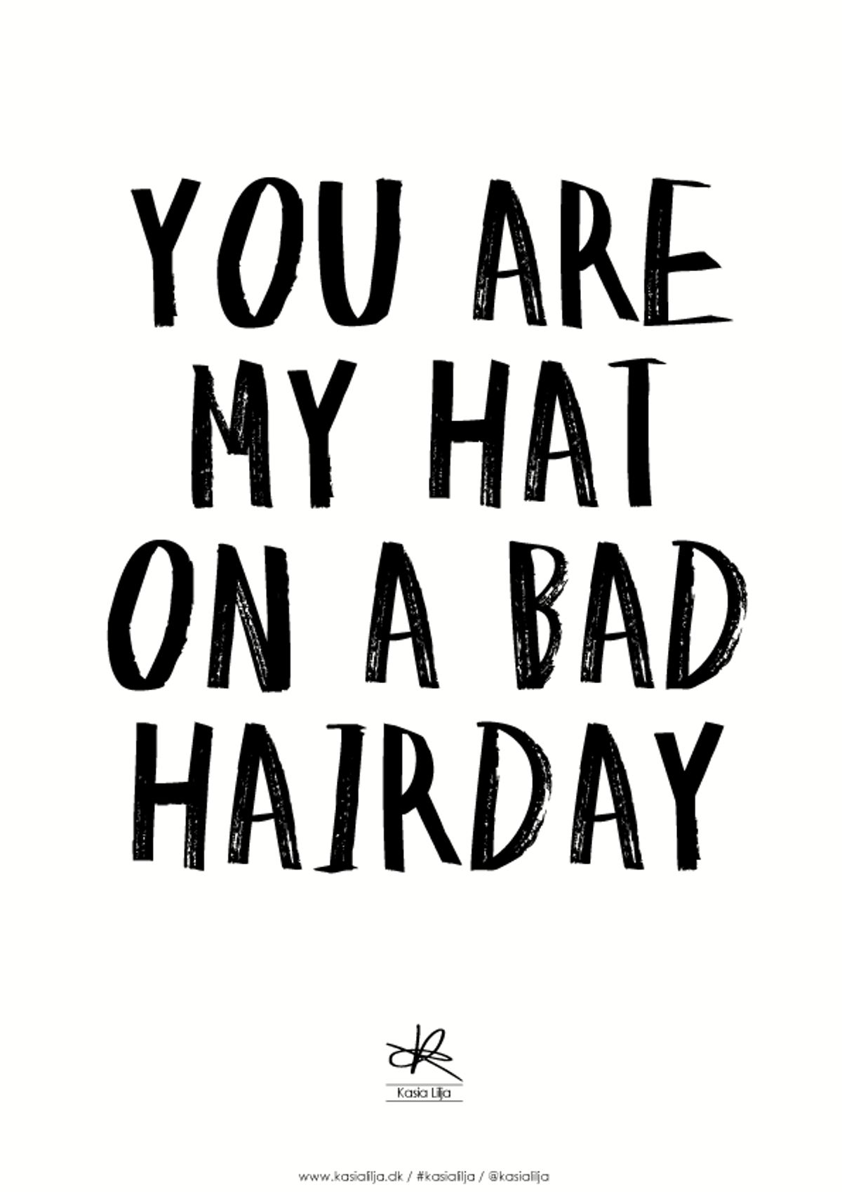 A4 Plakat - BAD HAIRDAY