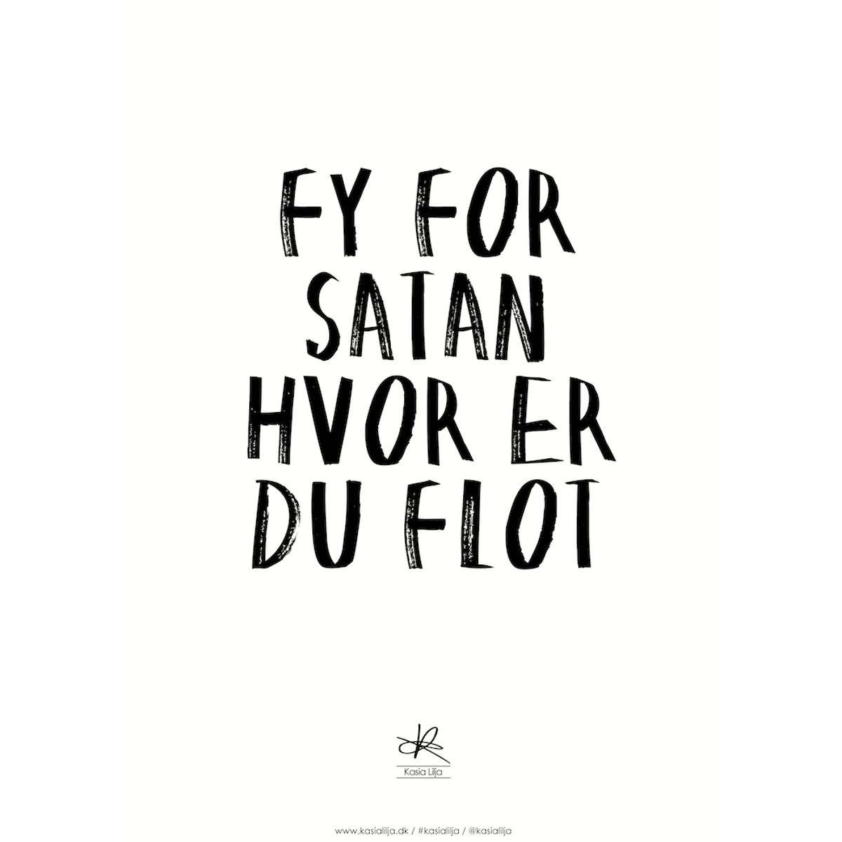 A4 Plakat - SATAN FLOT