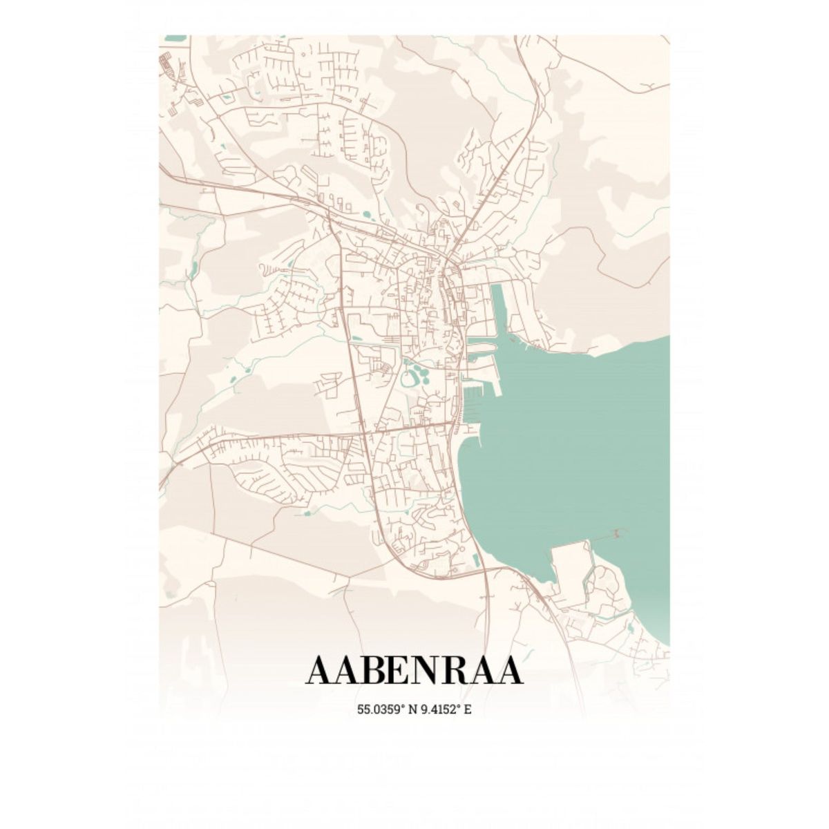 Aabenraa 21x30cm (A4)