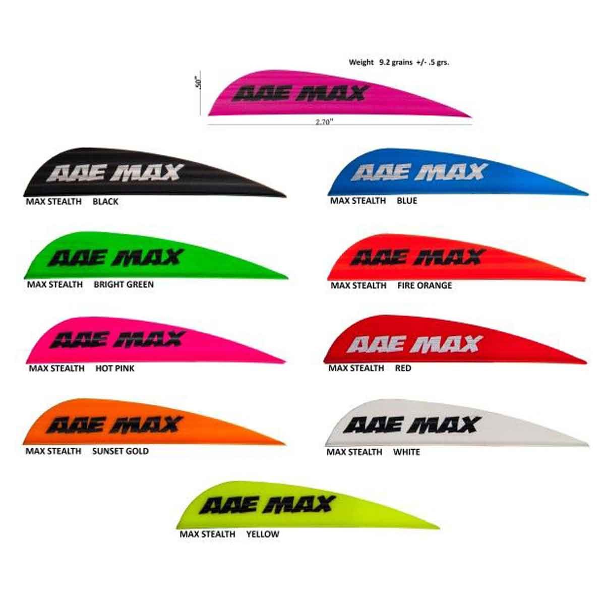 AAE Max Stealth faner 2,70"-Hot pink