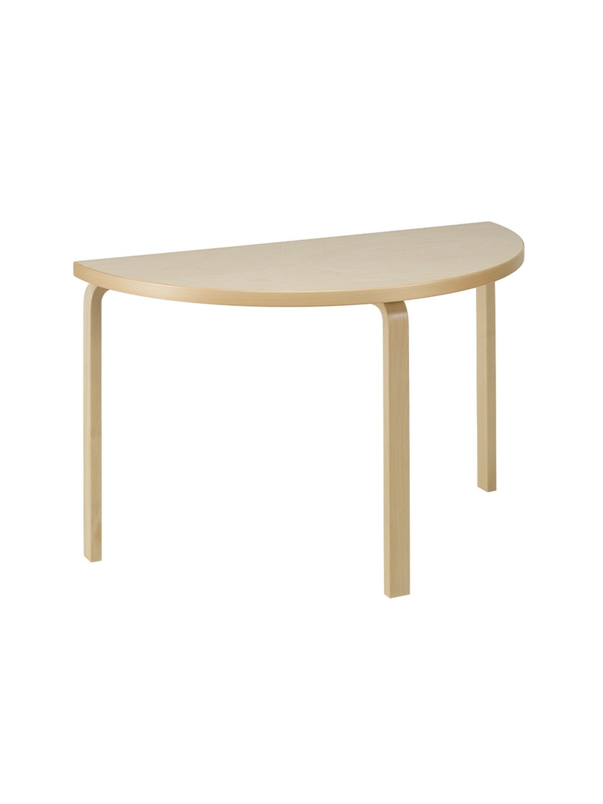 Aalto Table Half-Round fra Artek (Birk)