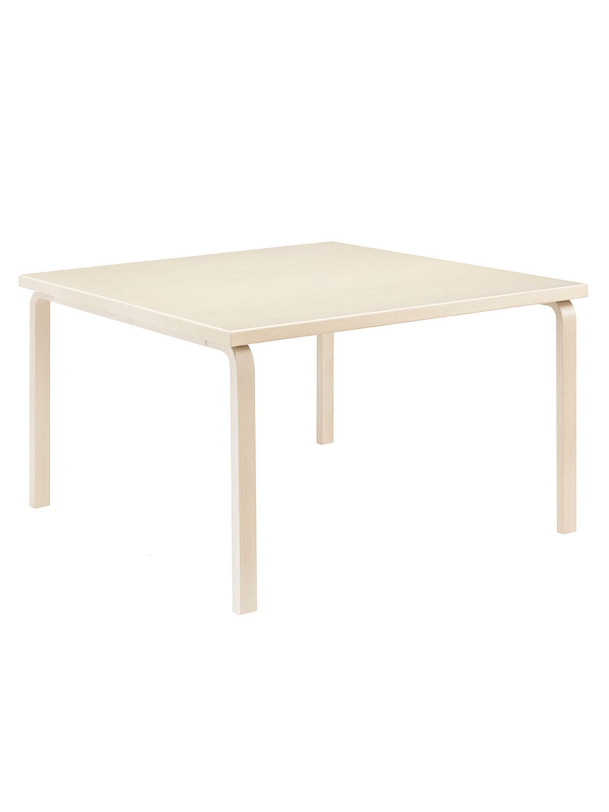 Aalto Table Square, 120x120 cm fra Artek (Birk)