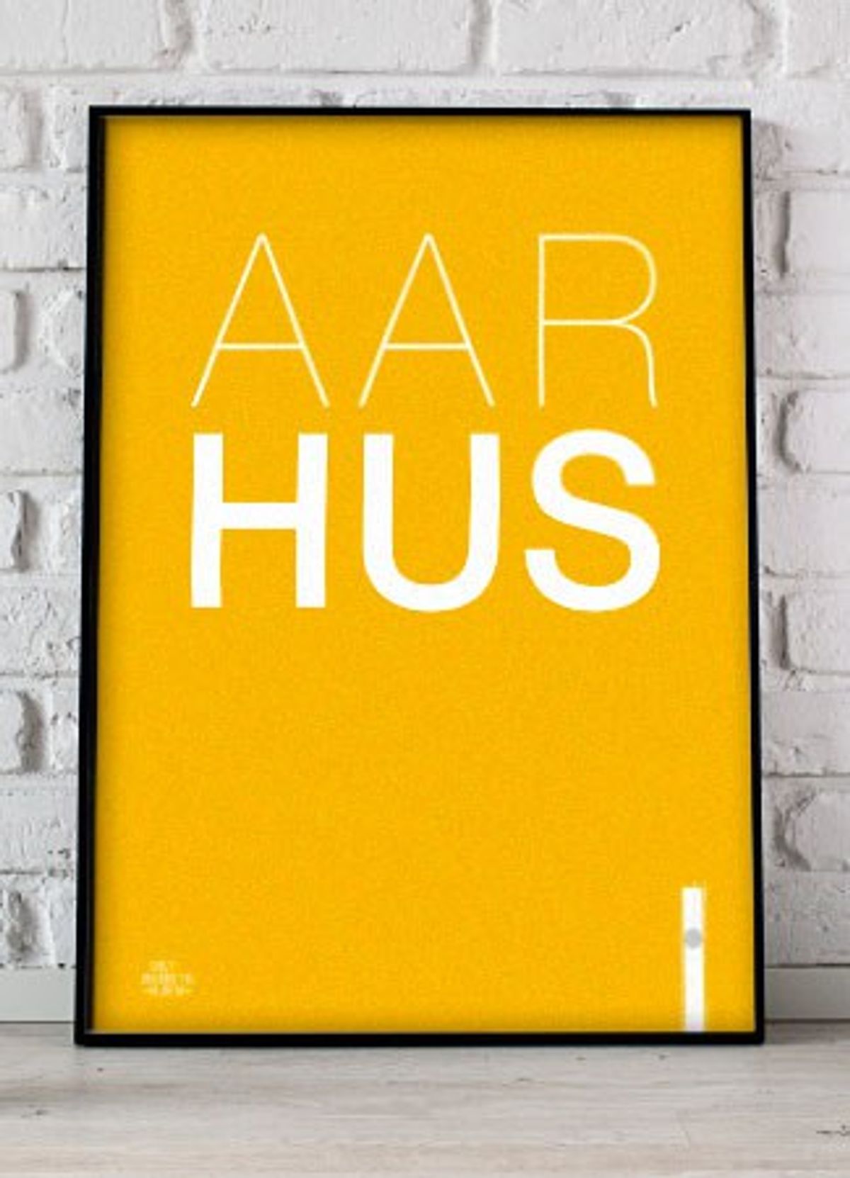 Aarhus-plakat - 30 x 40 cm - Kr. 219,-