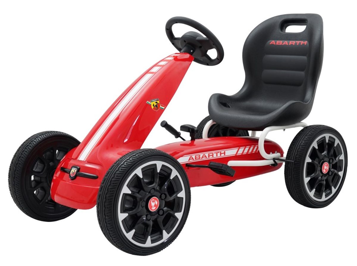 Abarth Pedal GoKart til børn 3-8 år, Rød