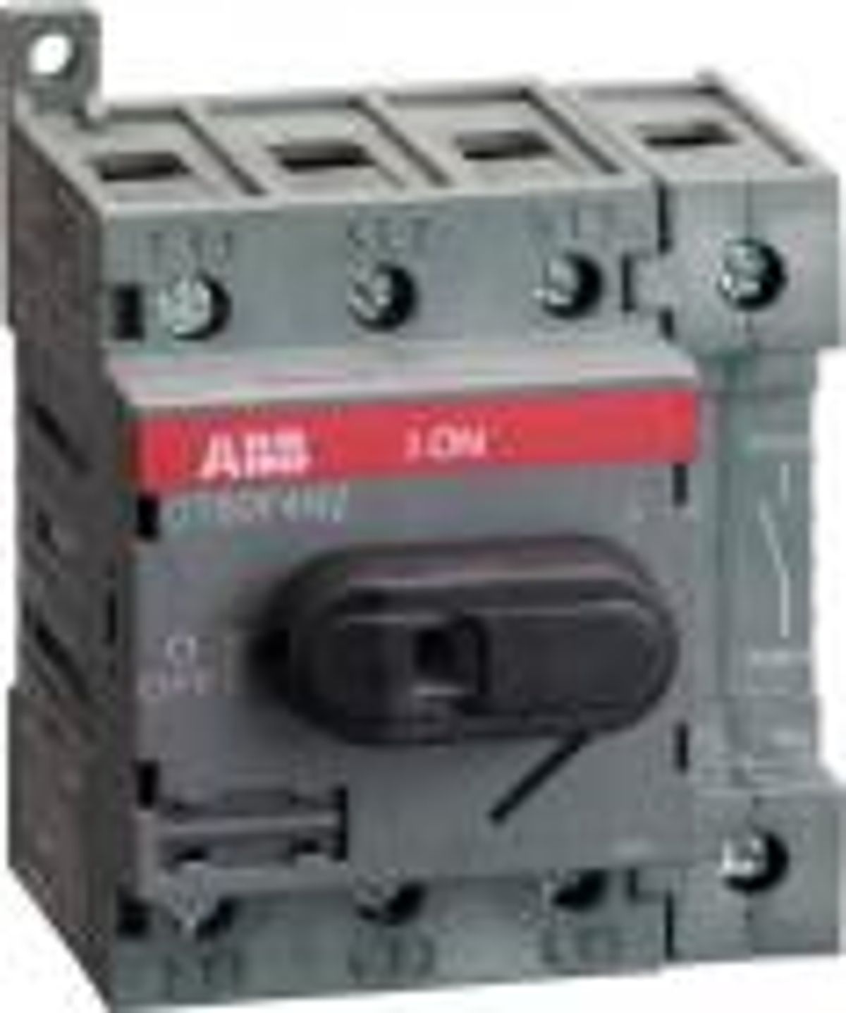 ABB Lastafbryder 63A 4 Polet til bund eller DIN-skinnemontage