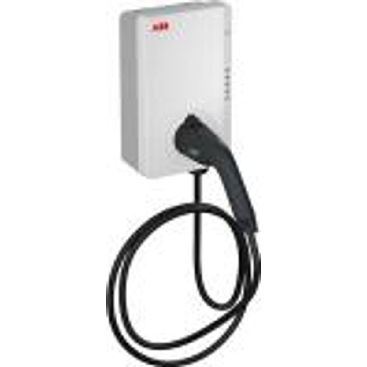 ABB Terra ladestander type 2 udtag, med 5 mtr. kabel, IP54, 11kW, RFID, Bluetooth, Ethernet, WiFI, APP komp.