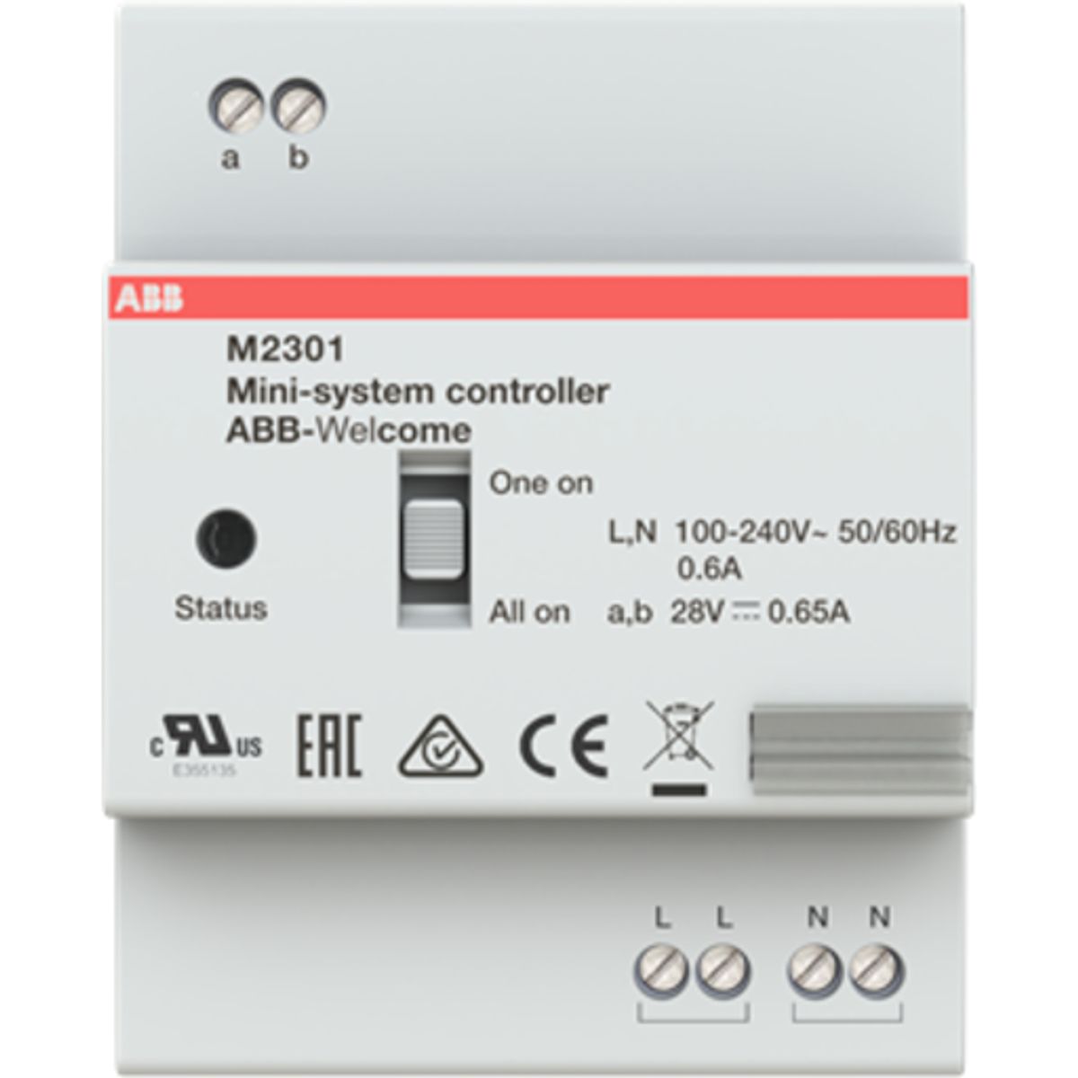 ABB-Welcome Strømforsyning M2301-101, 650 mA