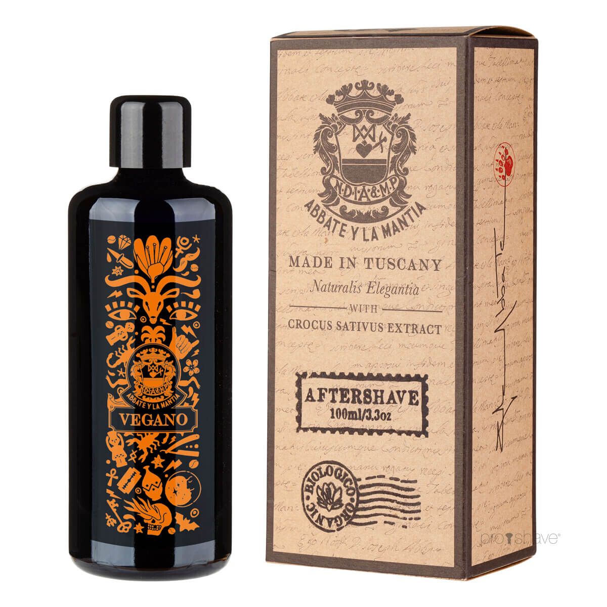 Abbate Y La Mantia Aftershave Lotion, Vegano, 100 ml.