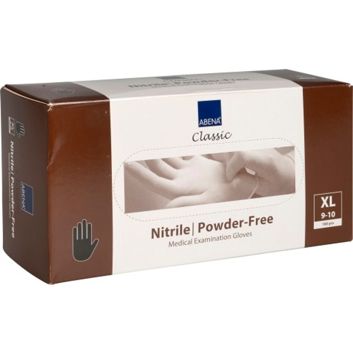 Abena Classic Protect nitrilhandske, str XL, 200 stk.