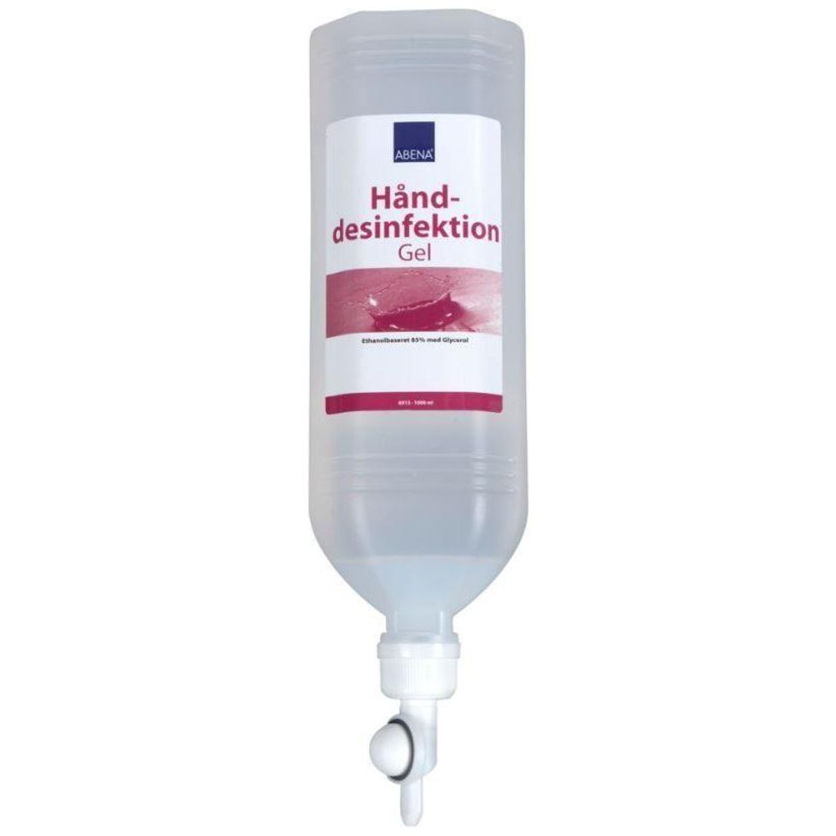 Abena Hånddesinfektionsgel 1000 ml 85% ethanol