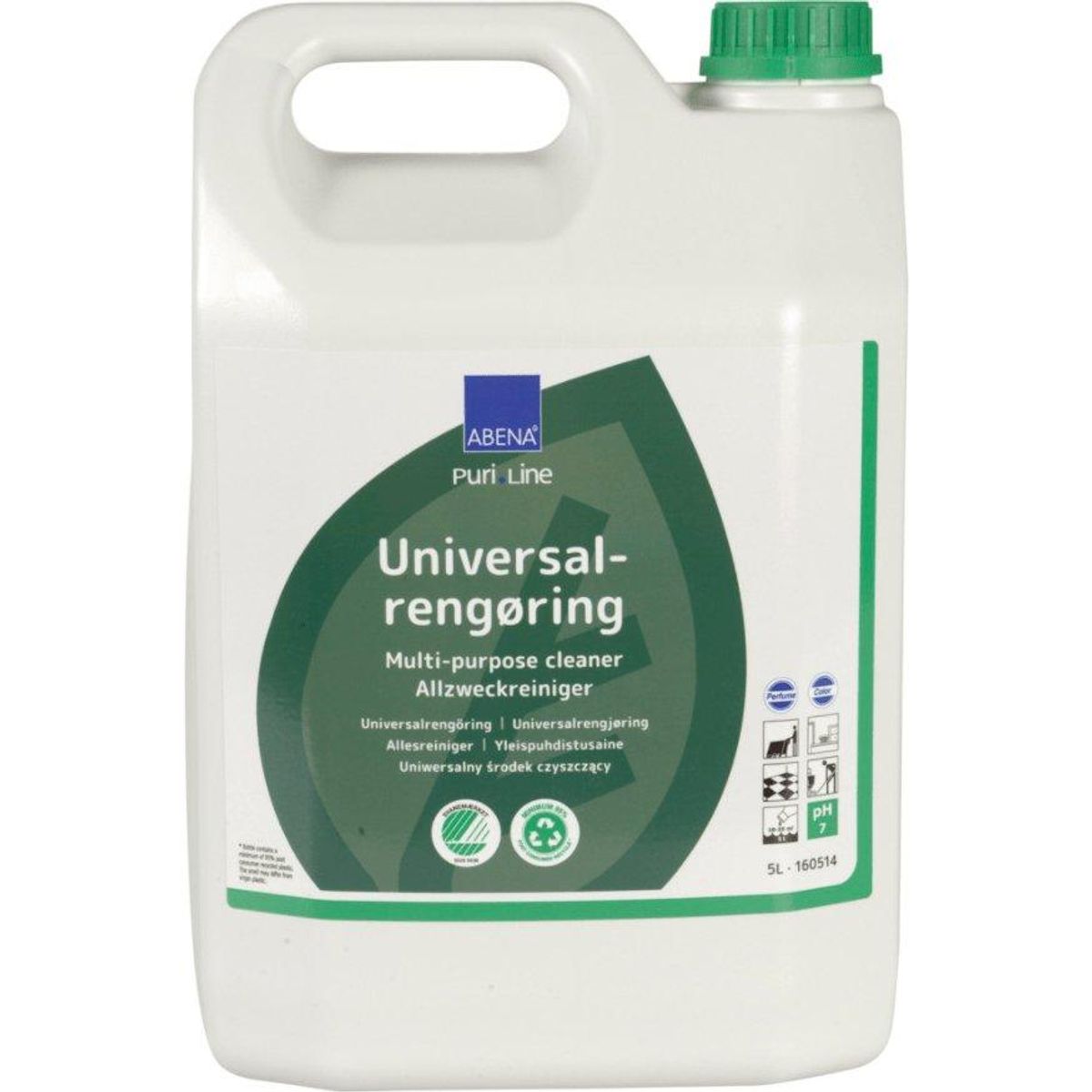 Abena - Universalrengøring Puri-Line, 5 liter med farve og parfume