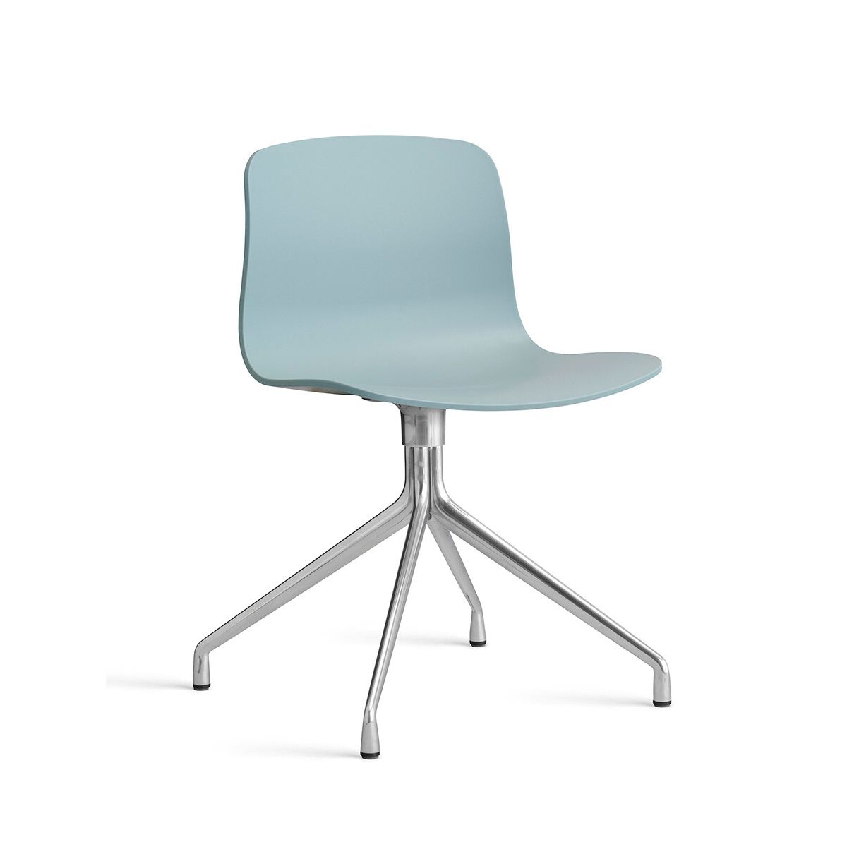 About a Chair AAC 10 fra Hay (Dusty blue, Poleret aluminium)