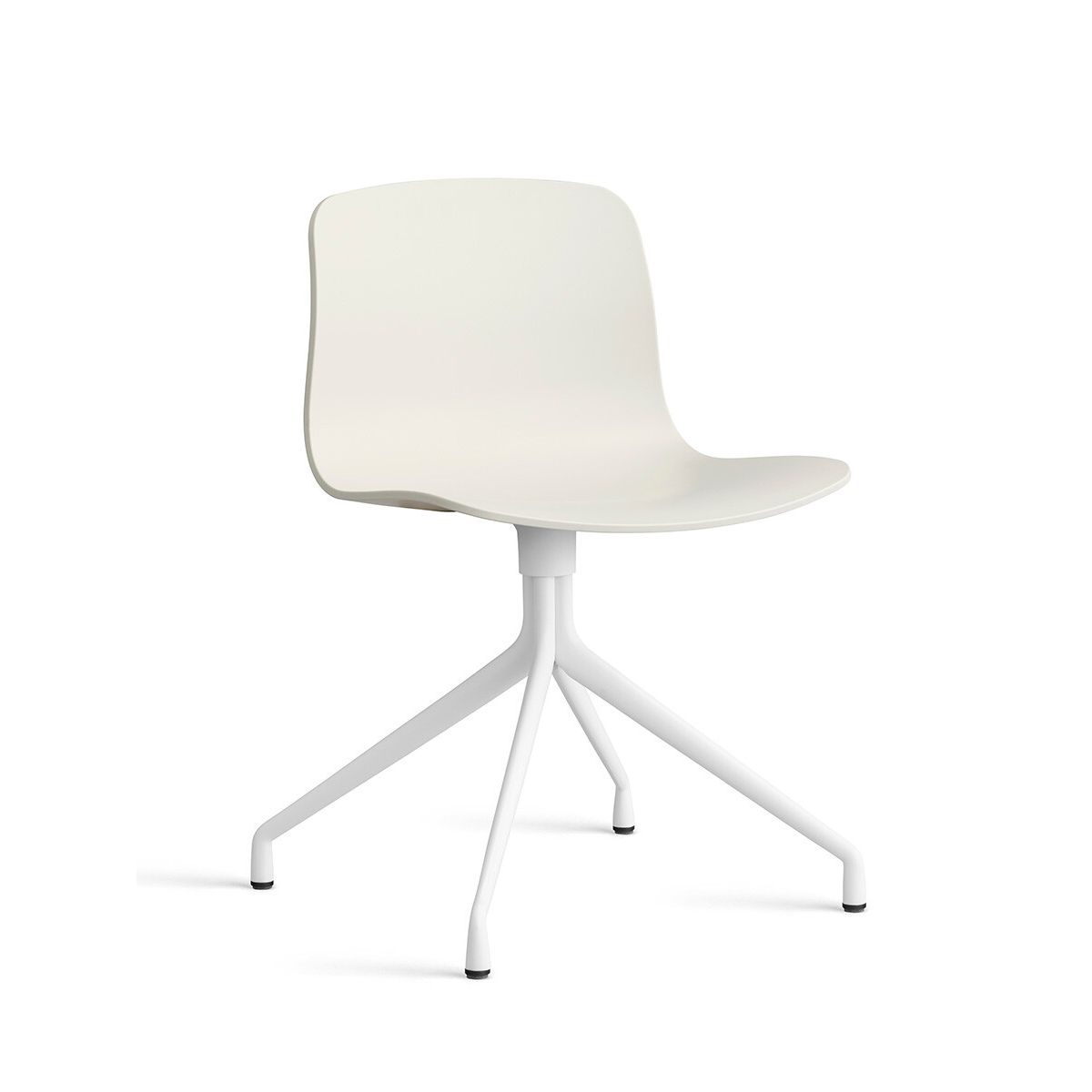 About a Chair AAC 10 fra Hay (Hvid pulverlakeret aluminium, Melange Cream)