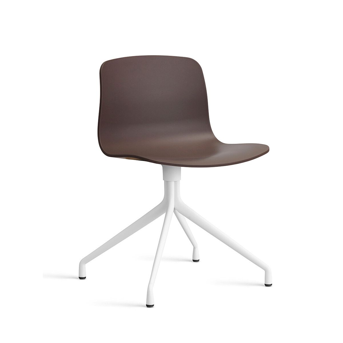 About a Chair AAC 10 fra Hay (Hvid pulverlakeret aluminium, Raisin)