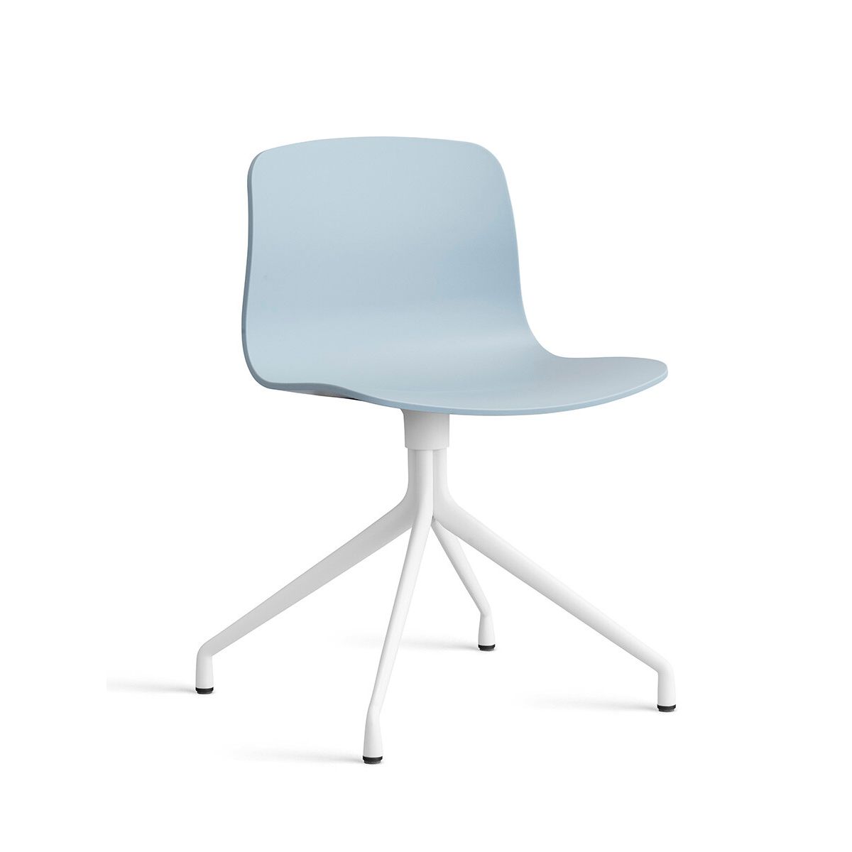 About a Chair AAC 10 fra Hay (Hvid pulverlakeret aluminium, Slate Blue)