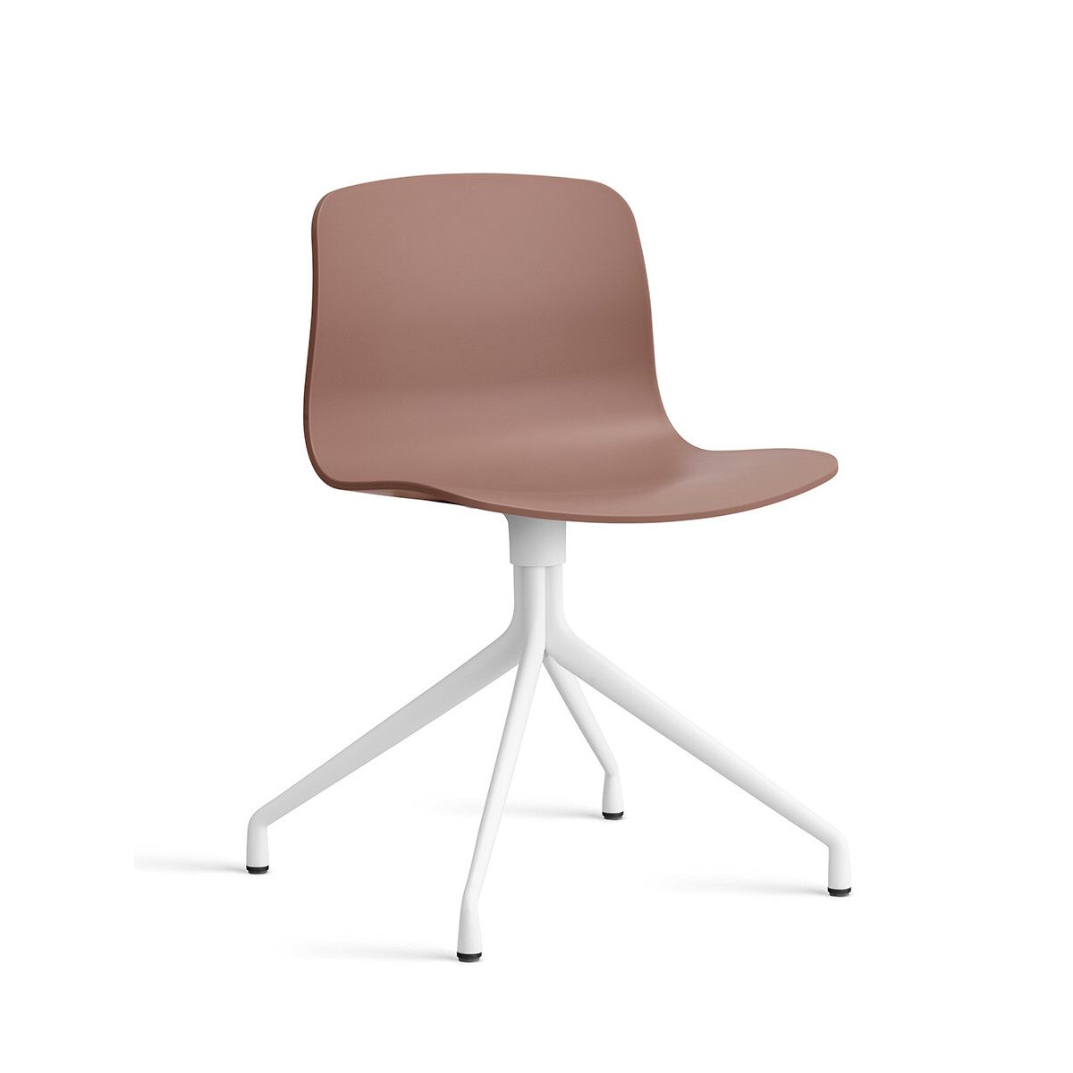 About a Chair AAC 10 fra Hay (Hvid pulverlakeret aluminium, Soft Brick)