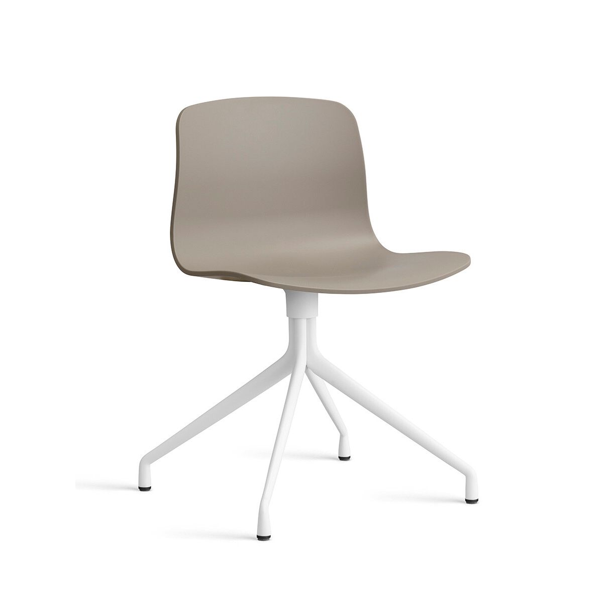 About a Chair AAC 10 fra Hay (Khaki, Hvid pulverlakeret aluminium)