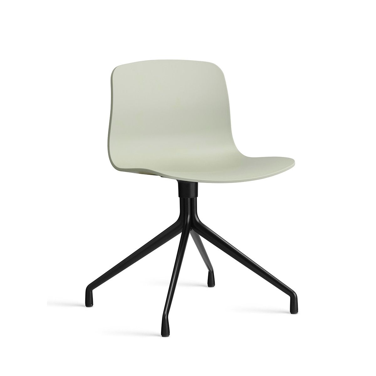 About a Chair AAC 10 fra Hay (Pastel green, Sort pulverlakeret aluminum)