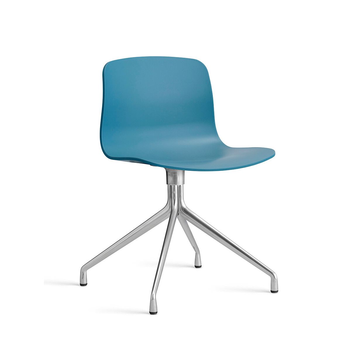 About a Chair AAC 10 fra Hay (Poleret aluminium, Azure blue)