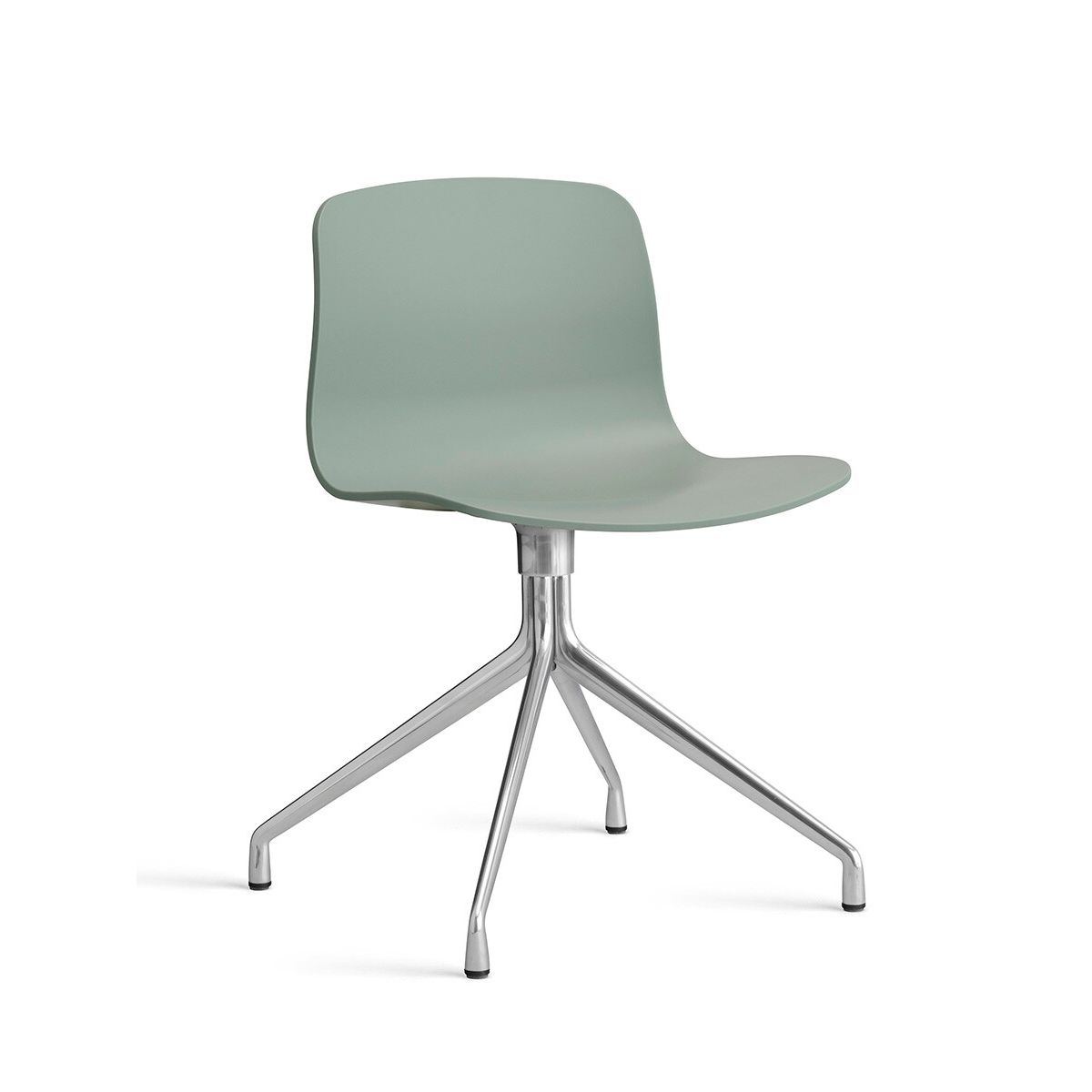 About a Chair AAC 10 fra Hay (Poleret aluminium, Fall Green)